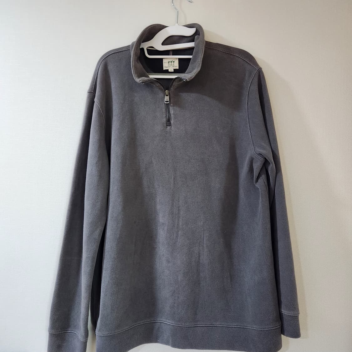 헨리코튼 코튼 반집업 니트105(L) 상품이미지1