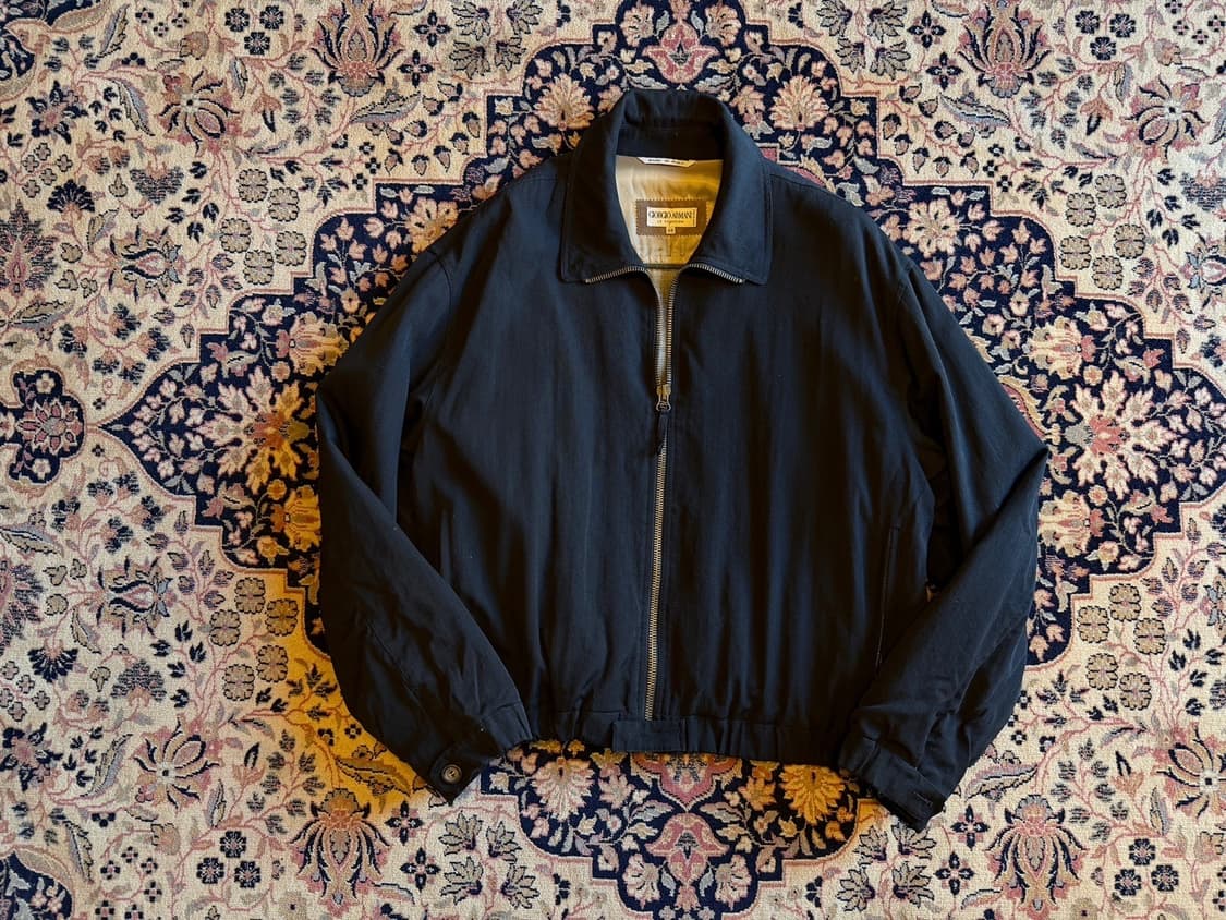 조르지오 아르마니 커버트울 블루종 100 상품이미지1