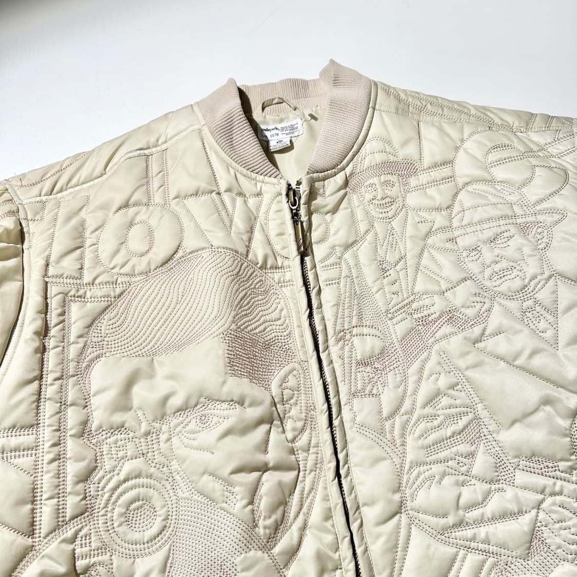 펠레 펠레 자수 봄버 바시티 자켓 상품이미지3