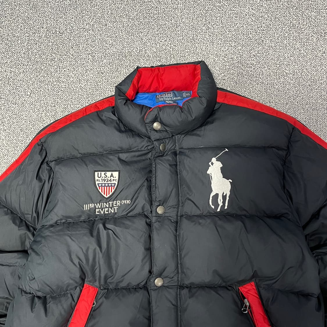 폴로 랄프로렌 빅포니 사이드라인 USA 덕다운 패딩 상품이미지2