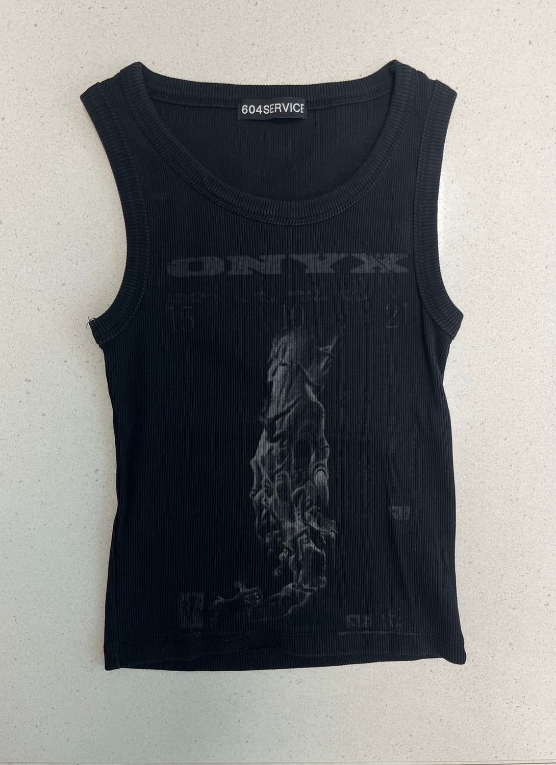 604 service 604 서비스 ONYX SLEEVELESS TOP 상품이미지5