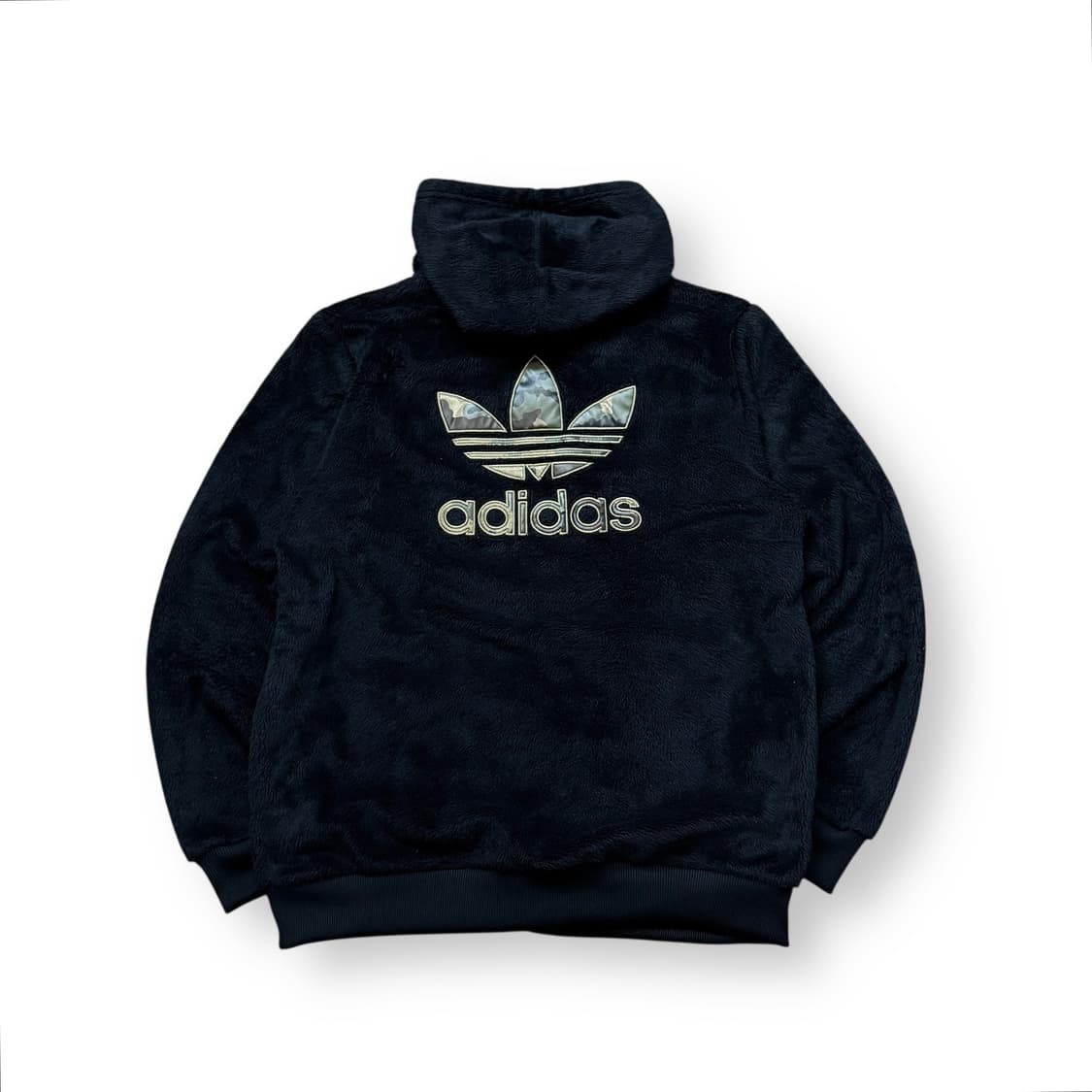 아디다스 BK 카모 로고 셰르파 후드 자켓 상품이미지2