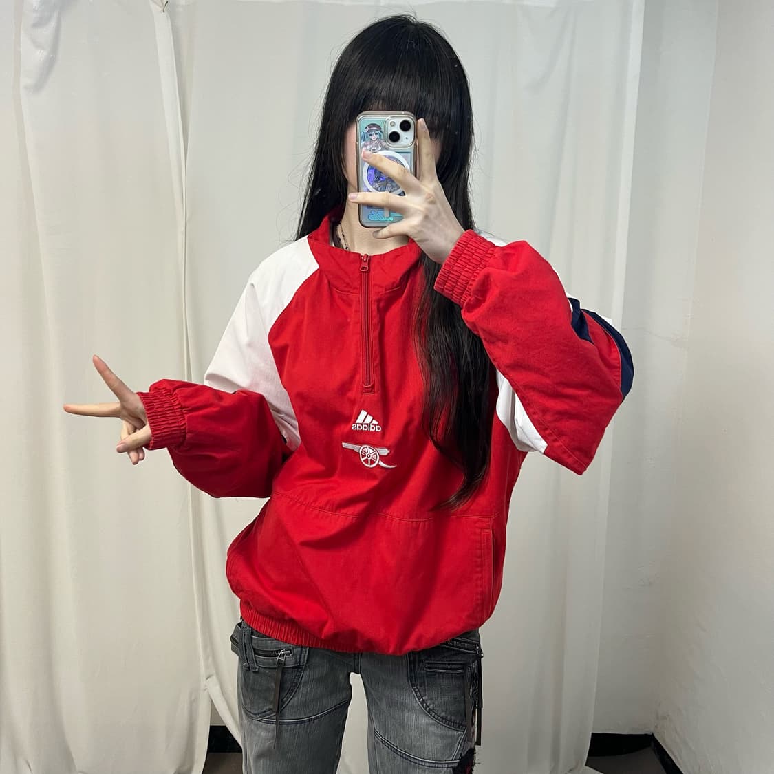 Adidas Arsenal icon anorak 상품이미지1