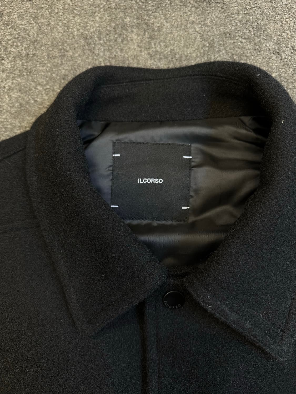 ILCORSO 바시티 자켓 블랙 L 상품이미지4