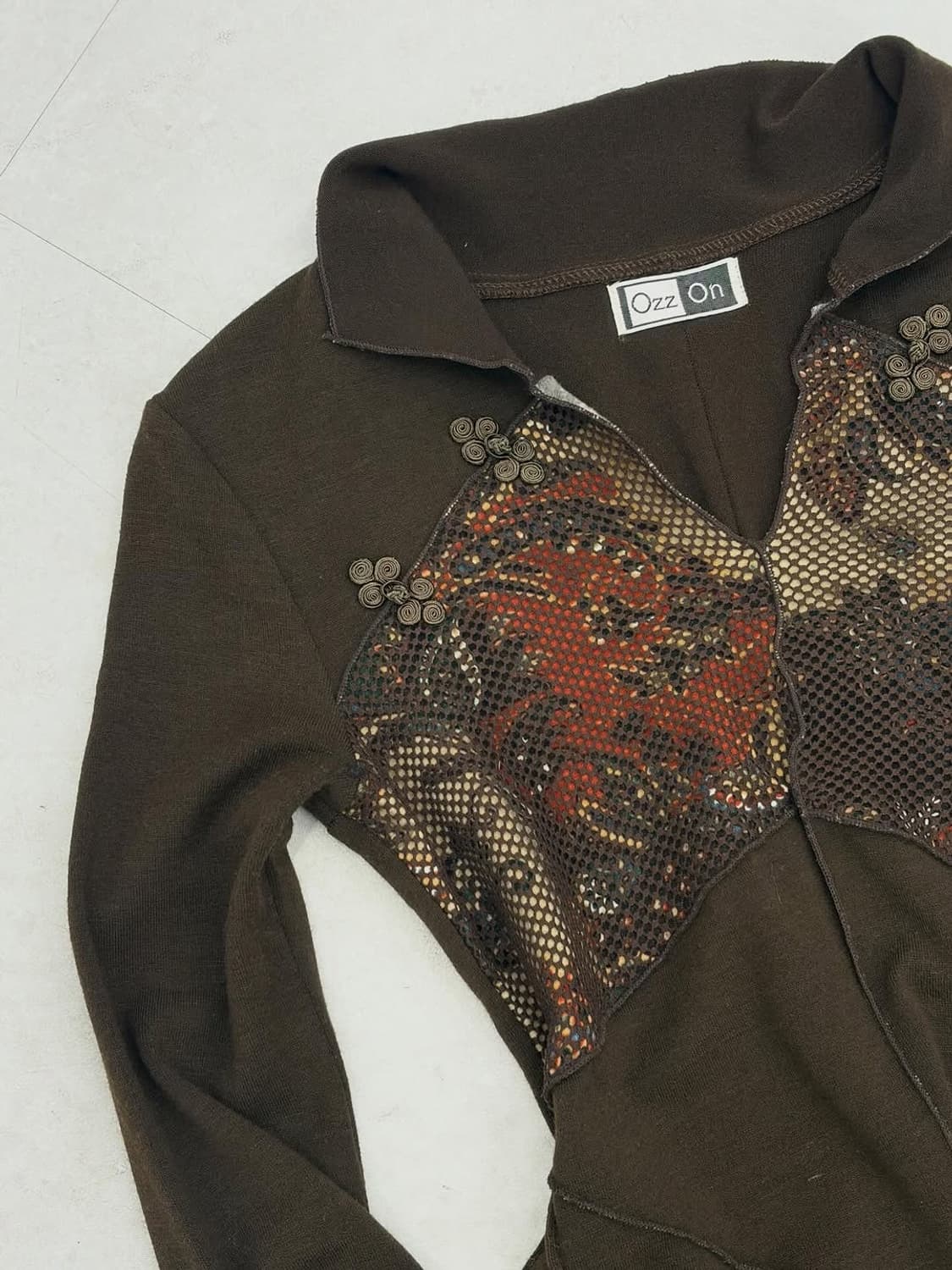 OZZ ON Shirring Strap Western Long Sleev 상품이미지6