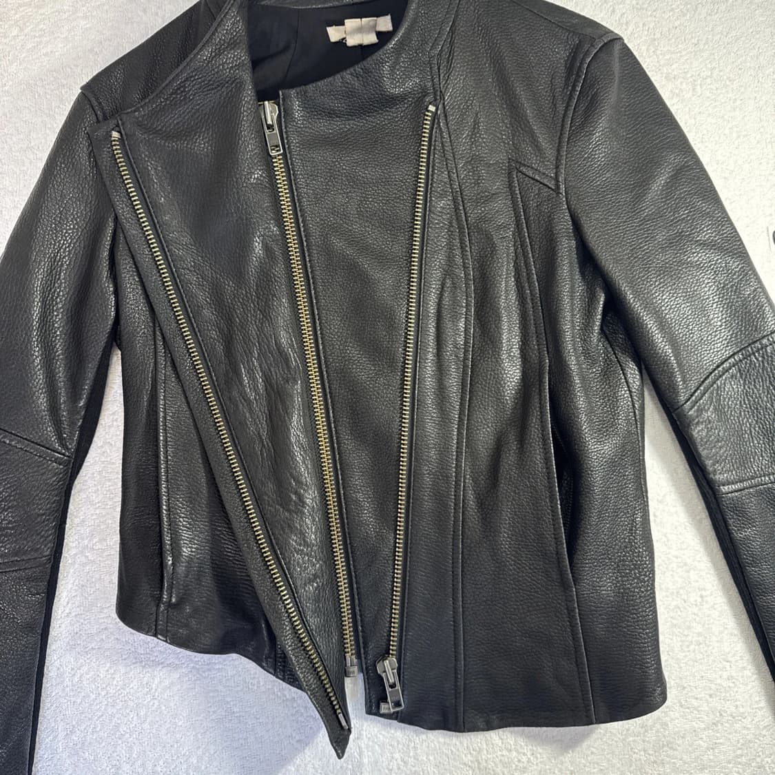 헬무트 랭 램스킨 레더 바이커 재킷 상품이미지5