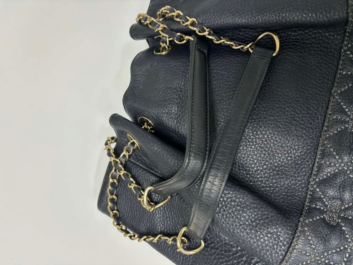 발렌시아가 BB로고 가죽 버킷 퀄팅 쇼퍼백 숄더 토트백 상품이미지4