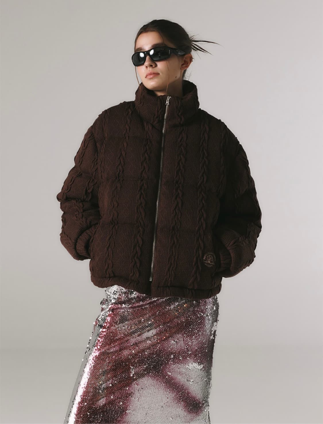 프렌다 니트 패딩 상품이미지5