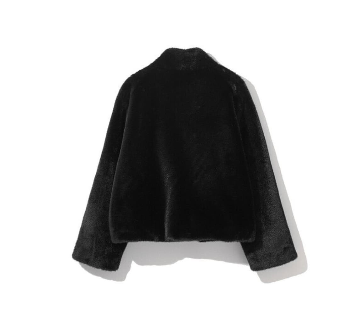 오어 리아퍼 점퍼 블랙 Ore ria fur jumper 상품이미지2