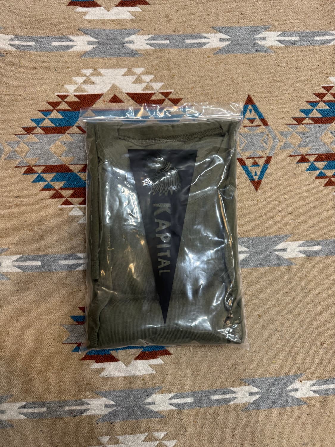 [L] 캐피탈 20 저지 패넌트 티셔츠 3 플래그 카키 상품이미지7