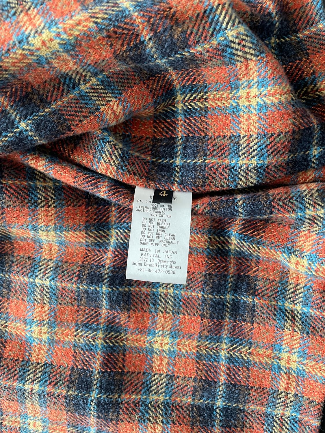 kapital 캐피탈 오일 코팅 드리즐러 블랙 4 상품이미지7