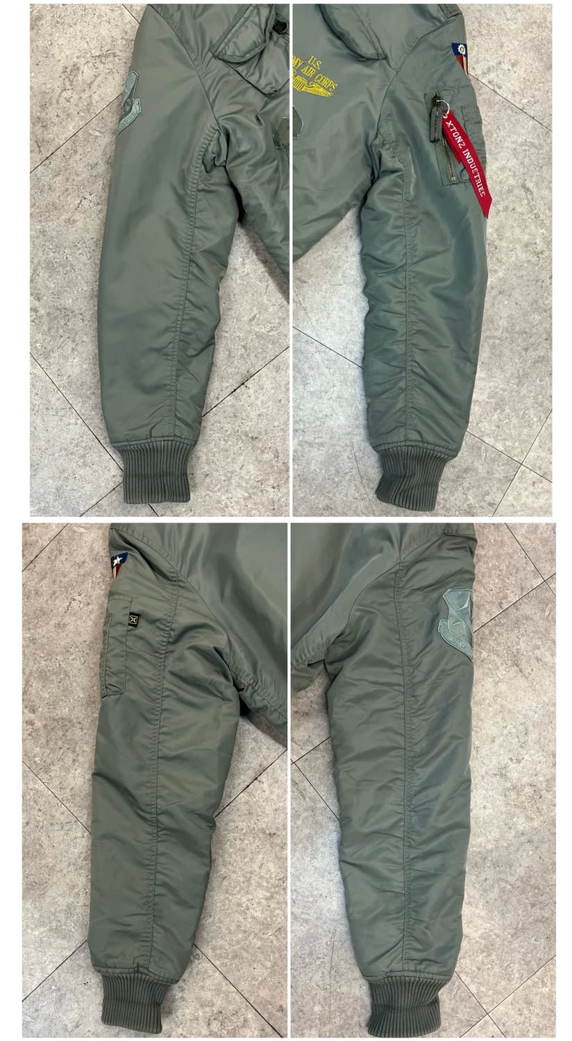 엑스톤즈 항공 점퍼 카키 XL #csz3822 상품이미지9