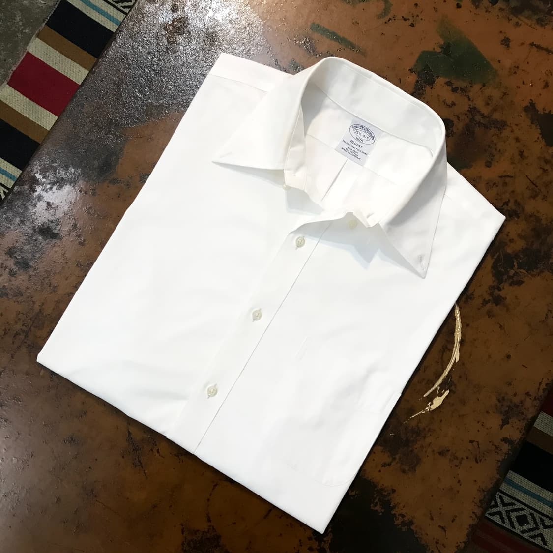 브룩스브라더스 화이트 드레스셔츠 남성 105 사이즈 상품이미지1