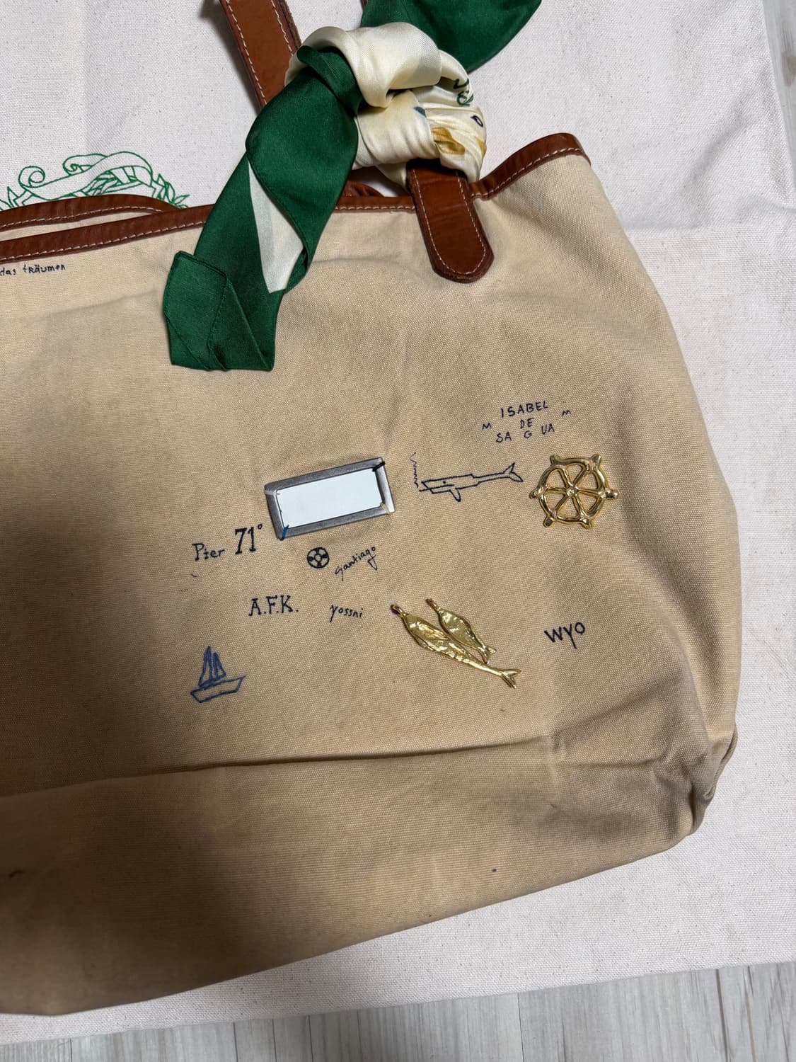 닉푸케(nickfouquet) Plage Tote 플레그 토트백 상품이미지8