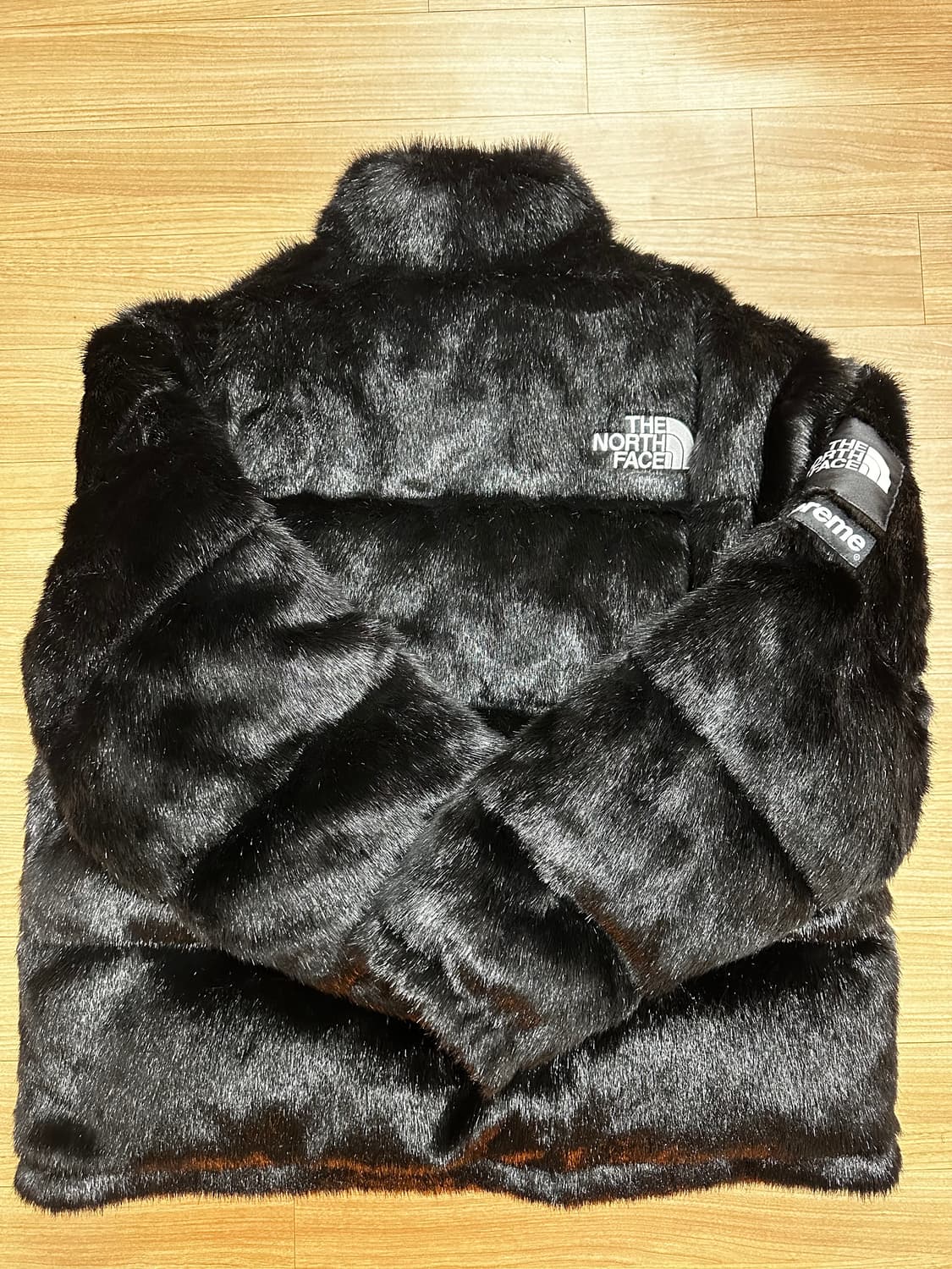 슈프림 노스페이스 포우퍼 눕시 블랙 상품이미지5