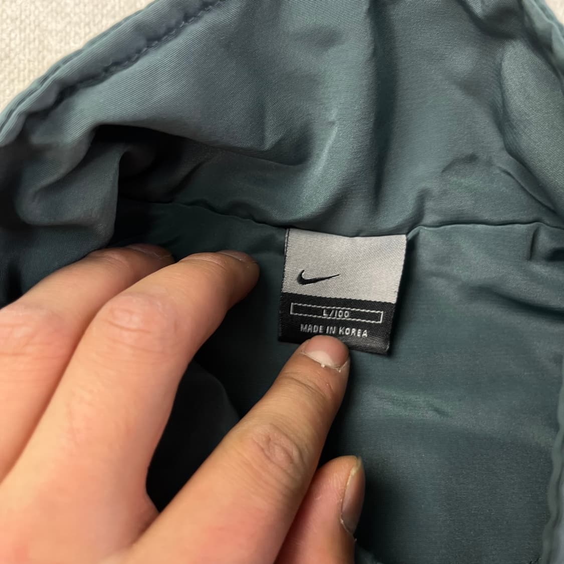100 나이키 올드스쿨 누빔 나일론 조끼 자켓 상품이미지4