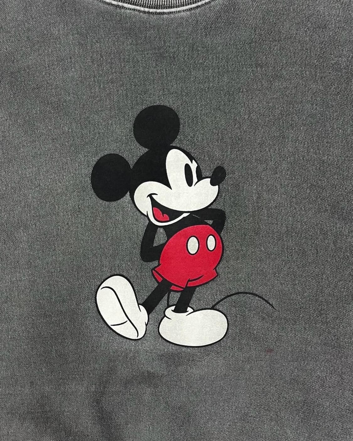 디즈니 미키마우스 빈티지 피그먼트 워싱 스웻셔츠 맨투맨 상품이미지4