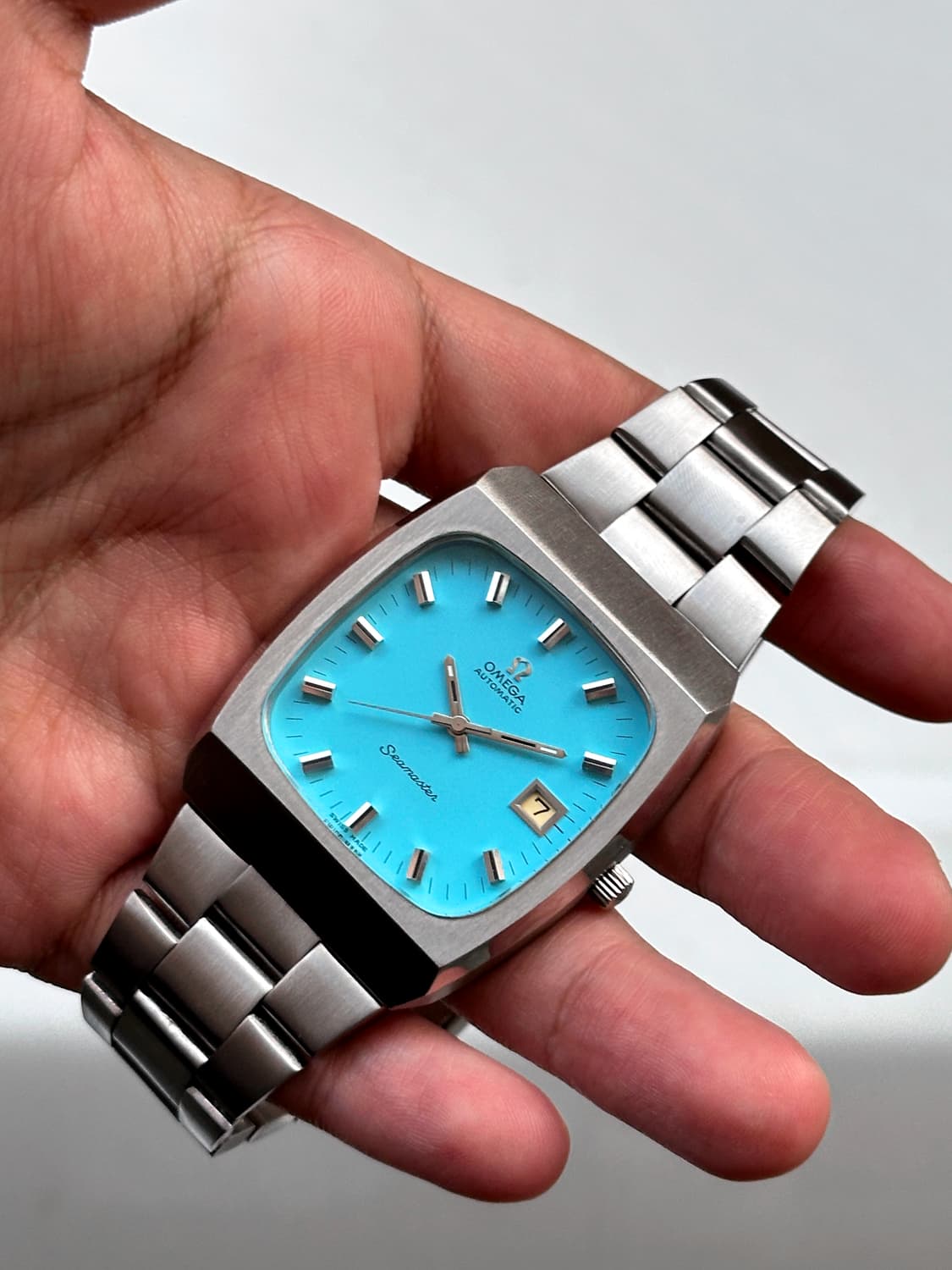 정품 오메가 희귀 씨마스터 빅 사이즈 자동 남자 시계 상품이미지2