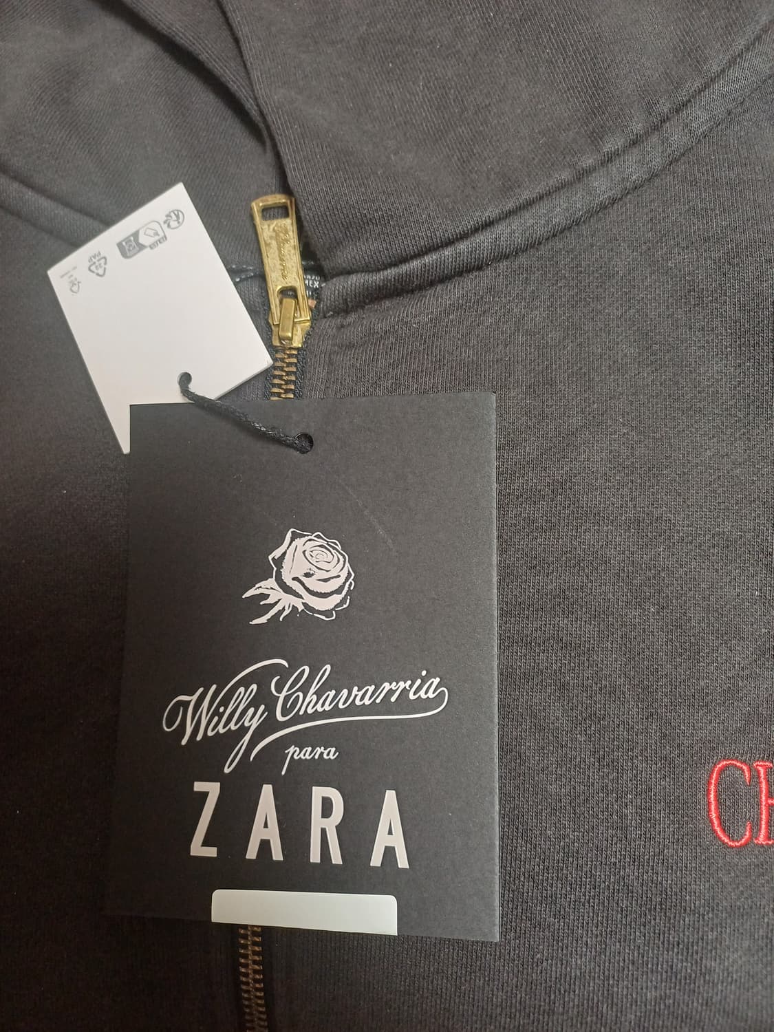 Zara 자라 윌리 차바리아 후드집업 블랙 상품이미지2