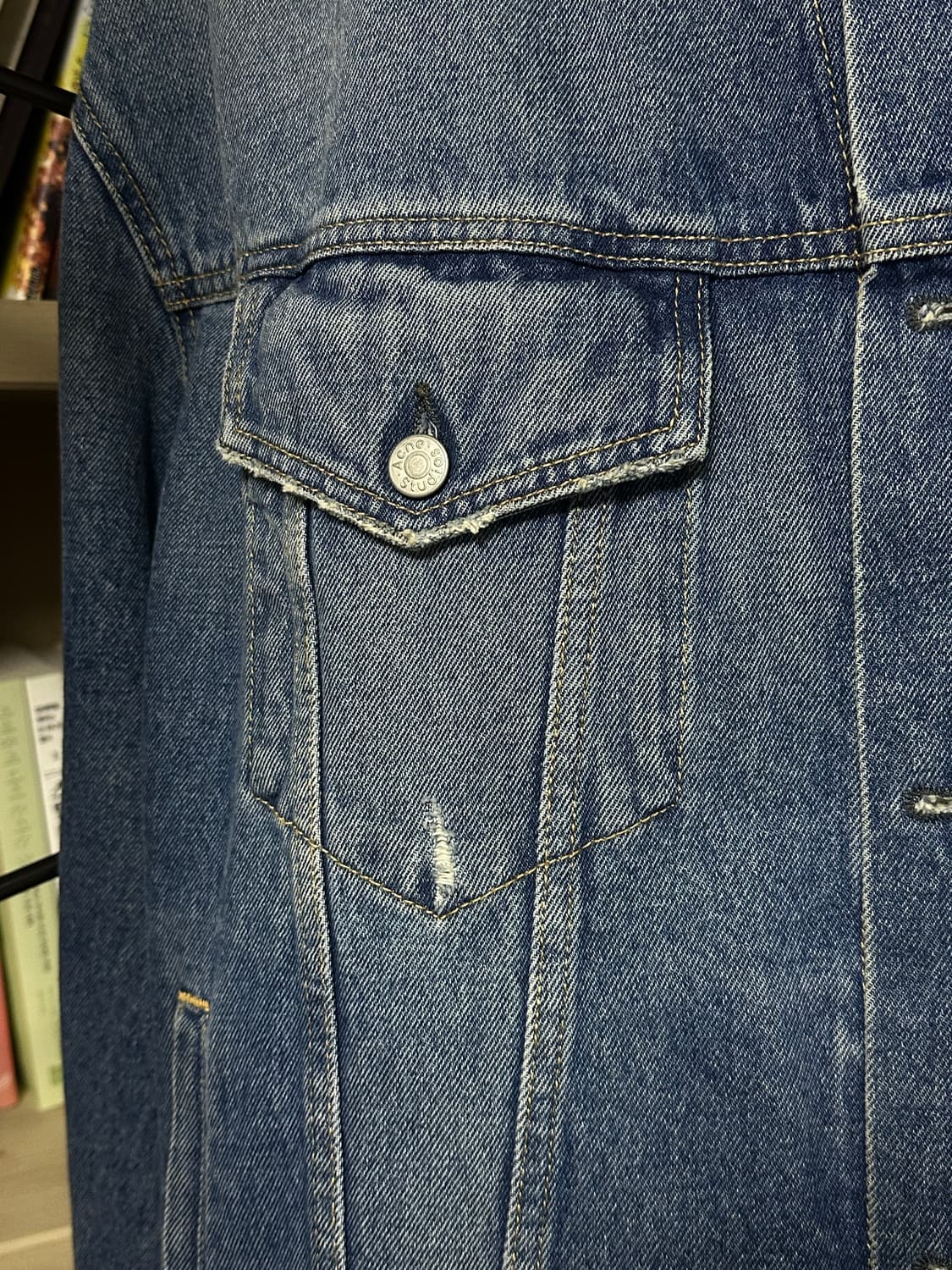 [급처] 아크네 스튜디오 오버핏 데님 자켓 S/M 상품이미지4