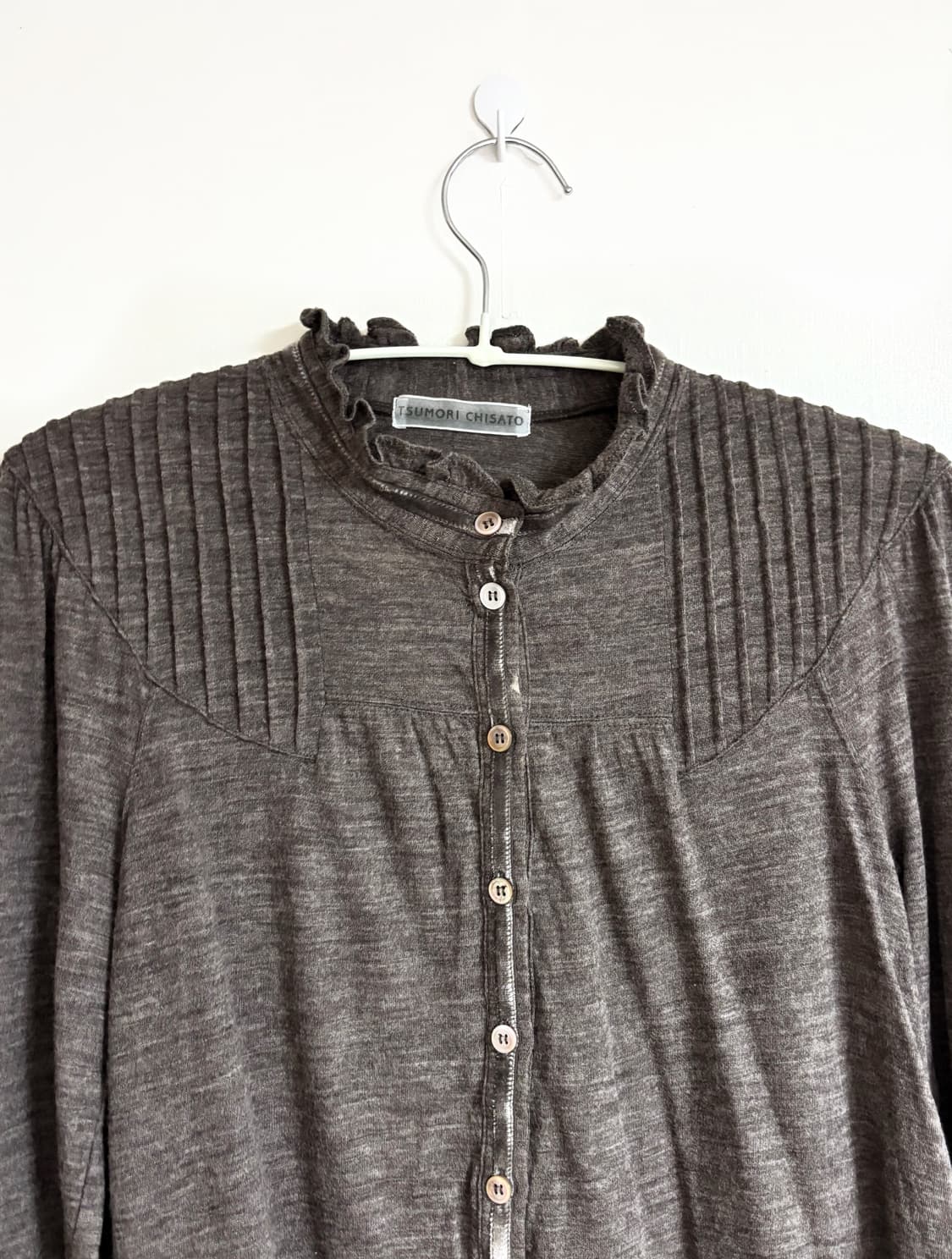 츠모리치사토 울 블라우스 상품이미지2