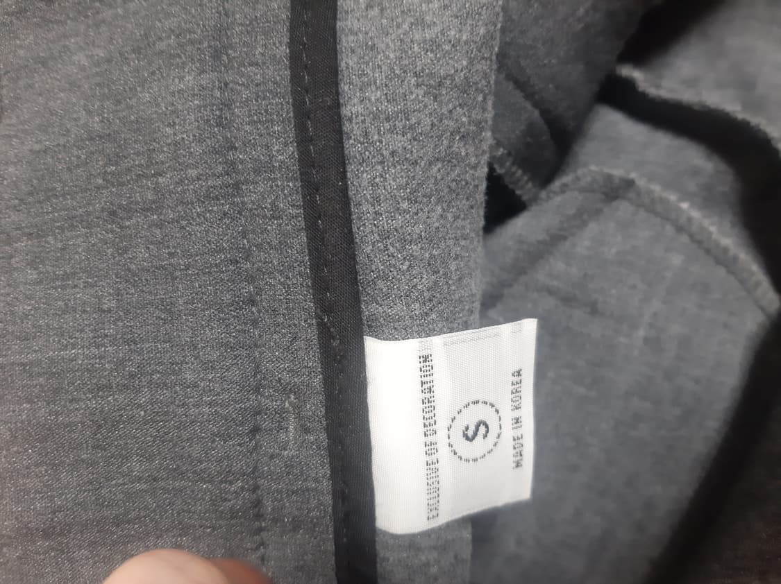 소재 좋은 차콜 그레이 일자 슬랙스 스트레이트 상품이미지1