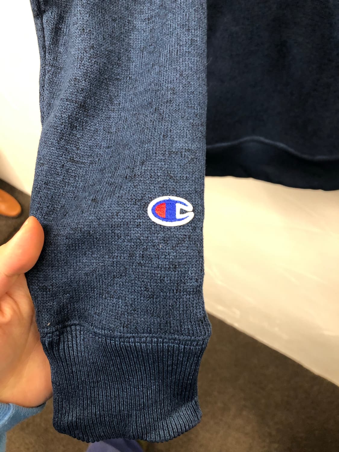 챔피언 집업 네이비 상품이미지5