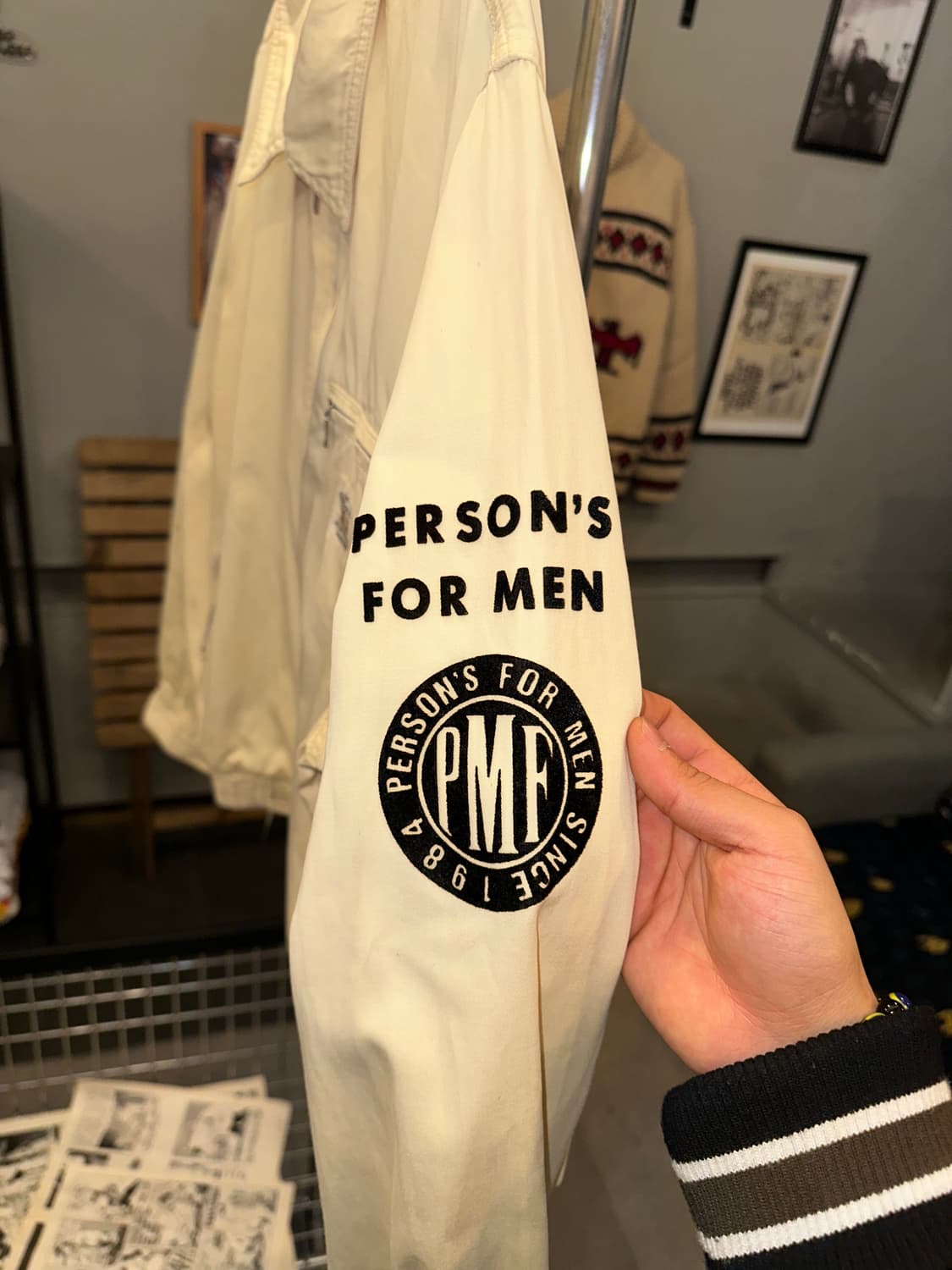 90’s Men’s for men embroider jacket 상품이미지10