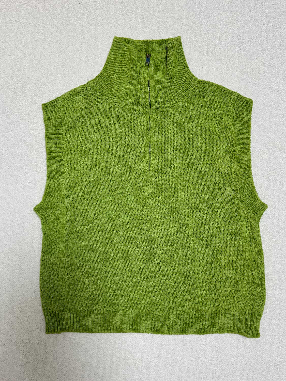 더 오픈 프로덕트 하프집업 니트 베스트 상품이미지3