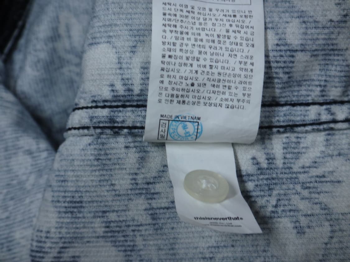 (M) 디스이즈네버댓 남성 Floral Corduroy Shirt 상품이미지10