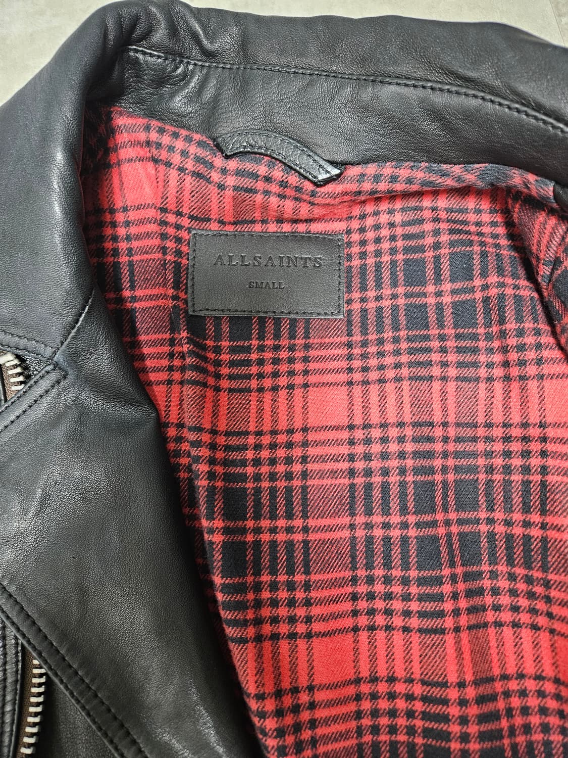 올세인츠 양가죽 라이더자켓 상품이미지3