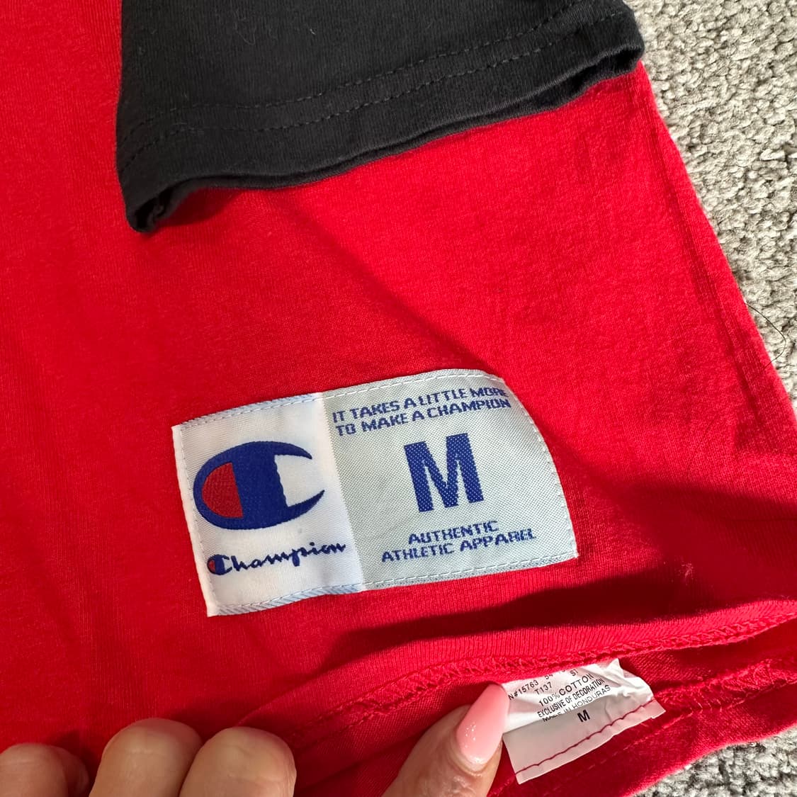 챔피온 레글런 3/4 7부 슬리브 티셔츠M 상품이미지6