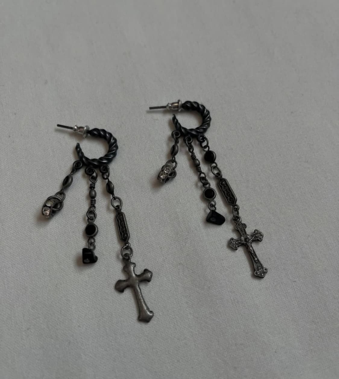 Fuga Archive Cross Layered Piercing 상품이미지2