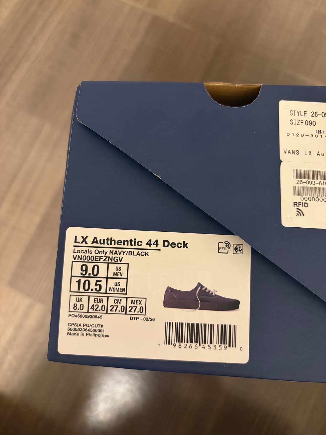 Vans LX Authentic 44 Deck 270 새상품 상품이미지6