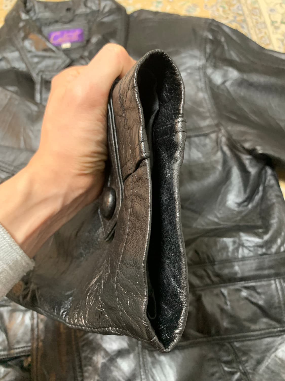 90s 램스킨 양가죽 카코트 상품이미지4