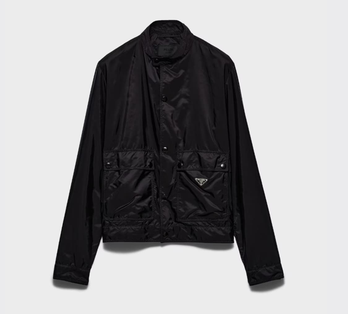 [구매] 프라다 리나일론 재킷 블랙 상품이미지1