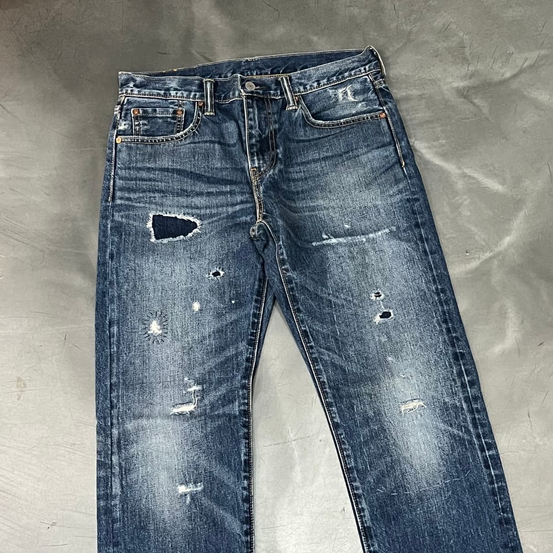  리바이스 502 리페어 데님팬츠 y16377 상품이미지3