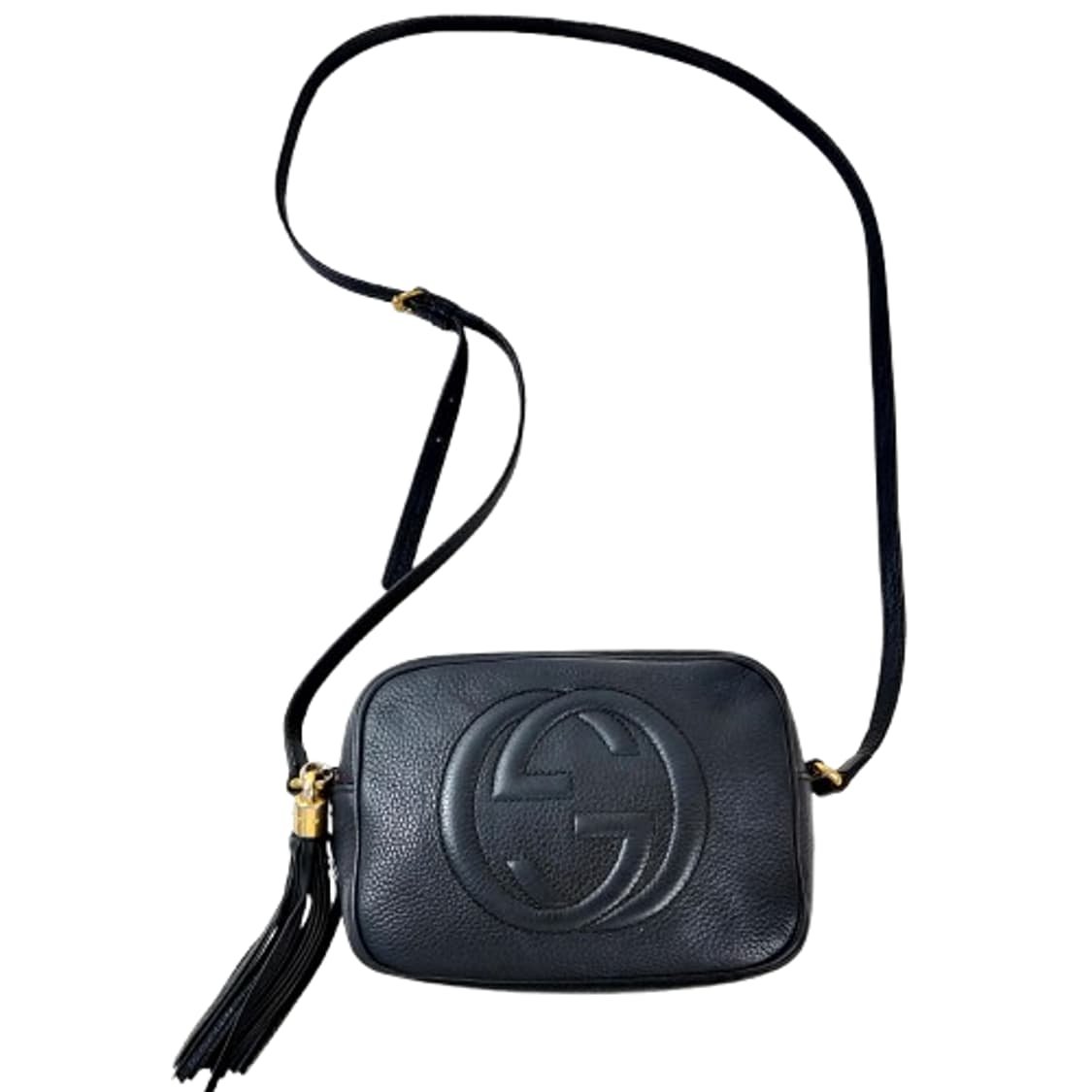 정품 구찌 소호 태슬 디스코백 블랙 스몰 상품이미지1