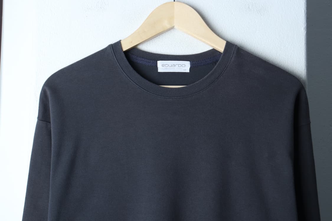(XL) 에두아르도 반팔 티셔츠 무지 그레이 기본-H32930 상품이미지3