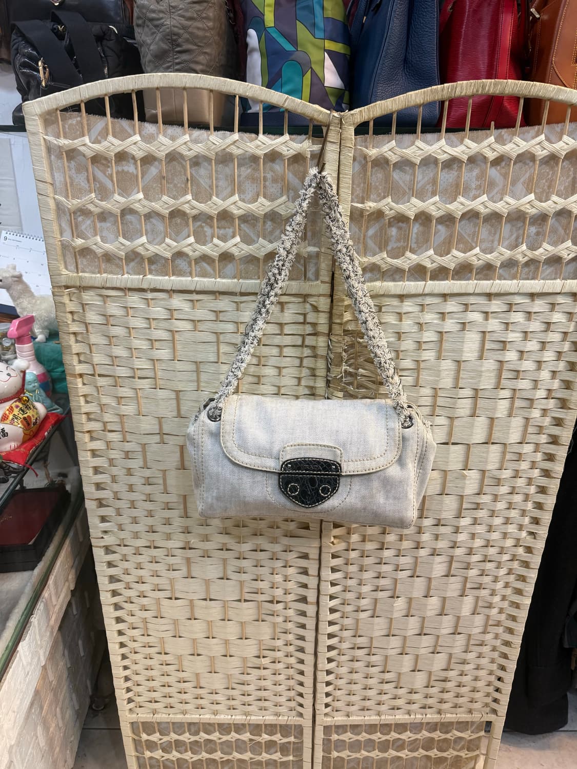 정품 프라다 데님 패티나 체인 숄더백 팝니다 상품이미지1