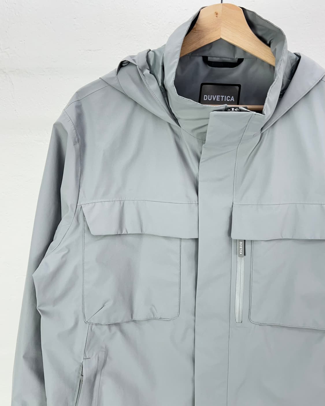듀베디카 그레이 고어텍스 아웃포켓 카레지네 후드 자켓 상품이미지2