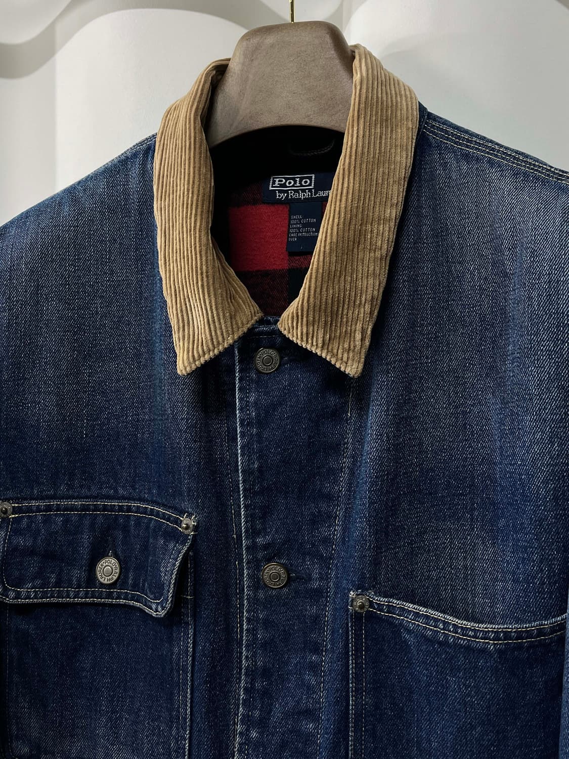 폴로 랄프로렌 덩가리 버팔로 코듀로이 데님 트러커 자켓 상품이미지4