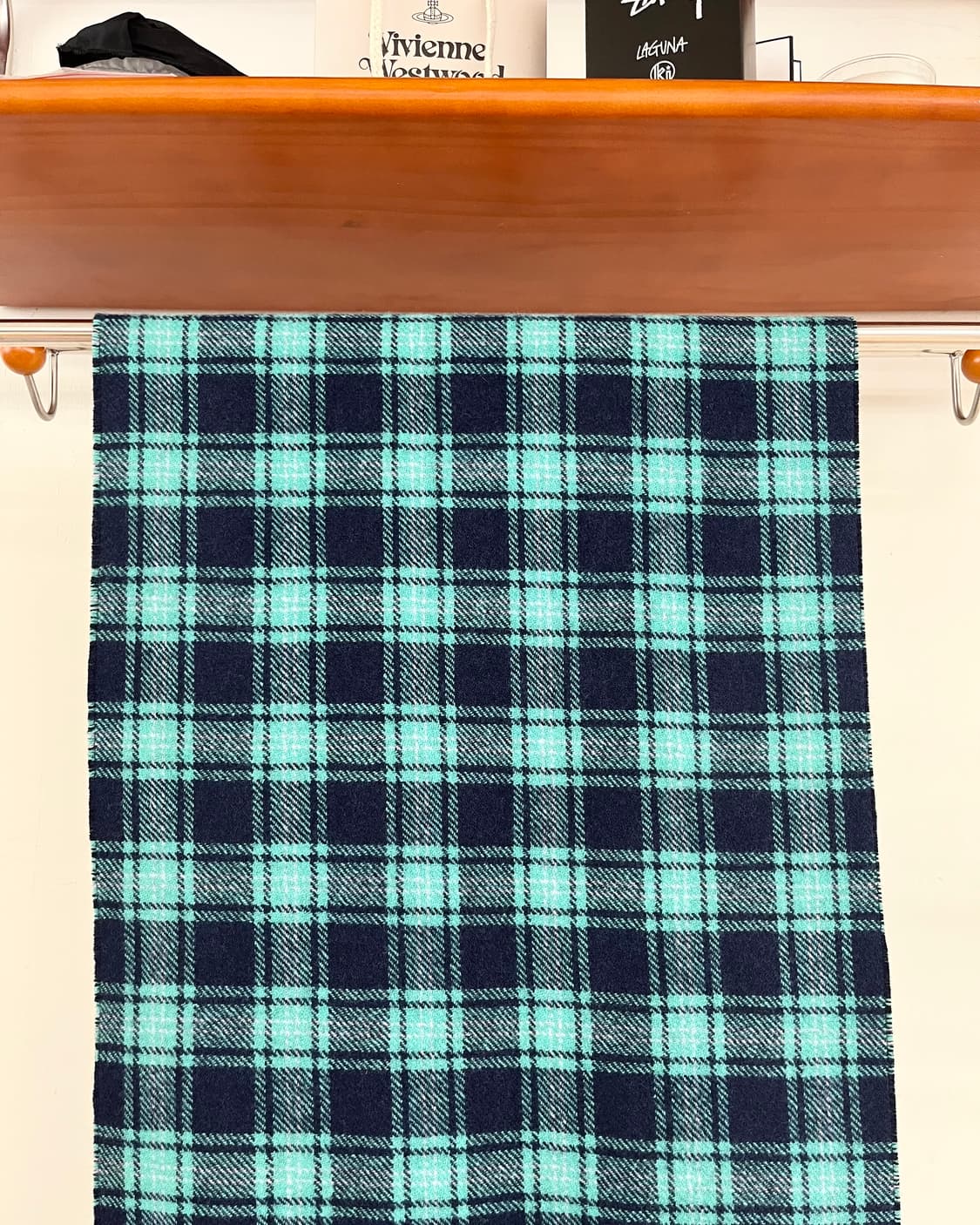 발렌티노 틸 자카드 울 스카프 상품이미지4