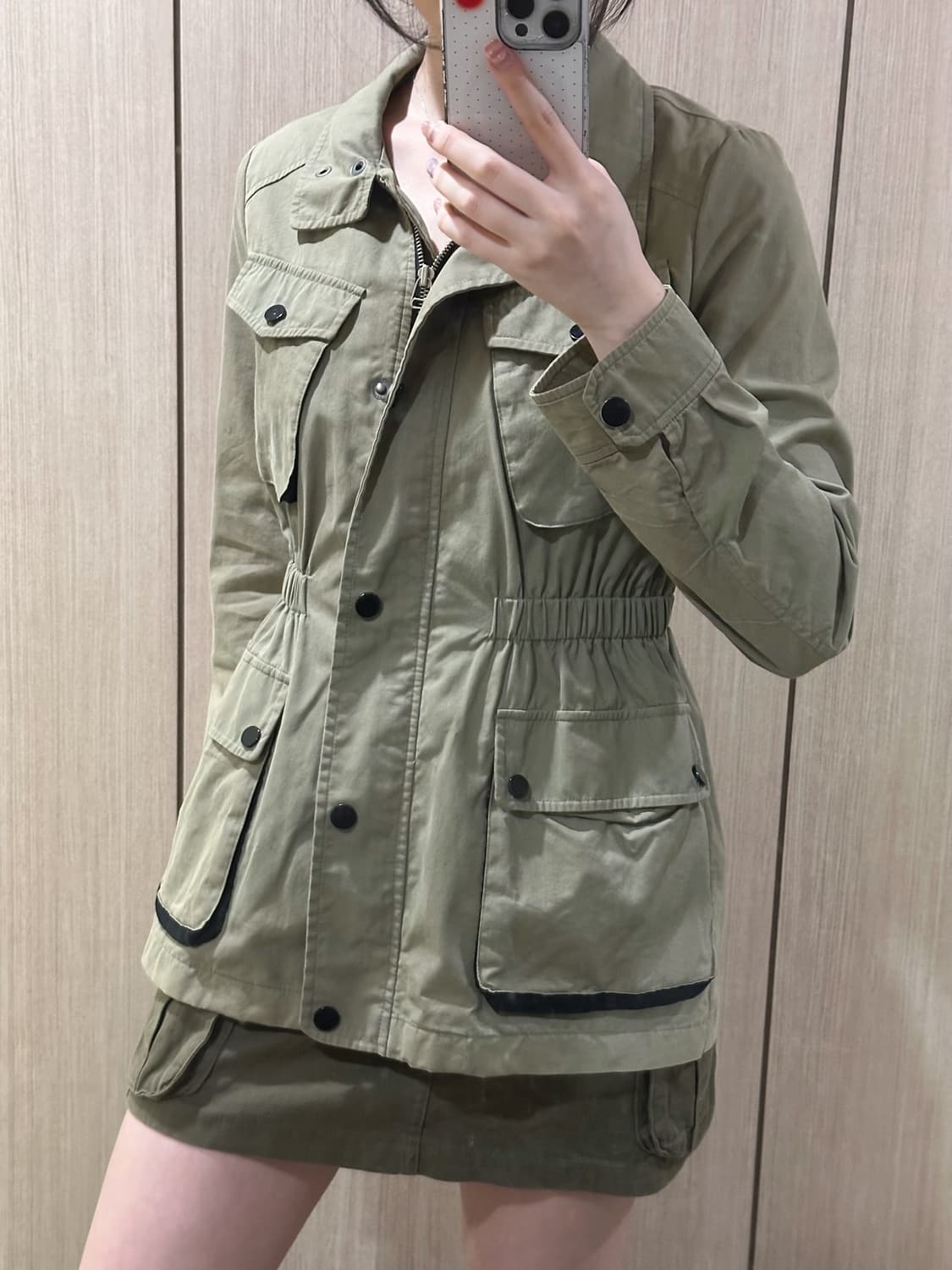 빈티지 야상 / 카키 / S 상품이미지2