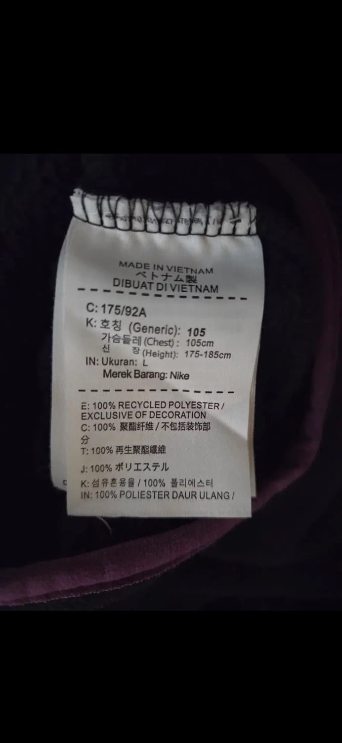 Nike ACG 쉐르파 플리스 후디 블랙 US-L (아시아XL) 상품이미지6