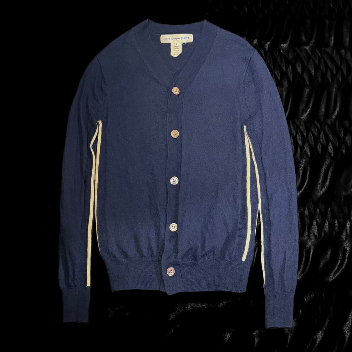 꼼데가르송 셔츠 라인 브이넥 가디건 상품이미지1