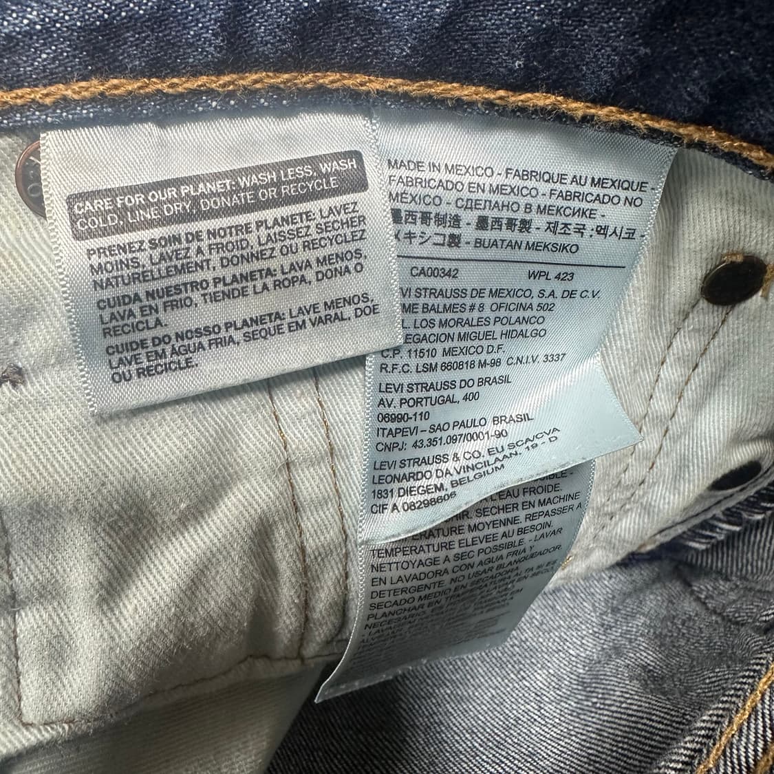 ✨ (바배) 리바이스 504 데님 팬츠 상품이미지5