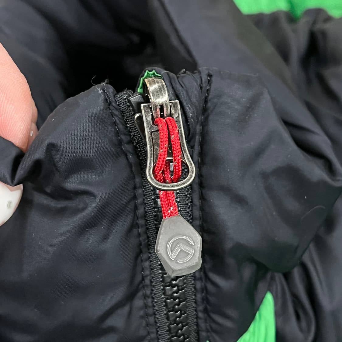 [정품/90] 노스페이스 900 눕시 패딩 그린 블랙 b14 상품이미지7