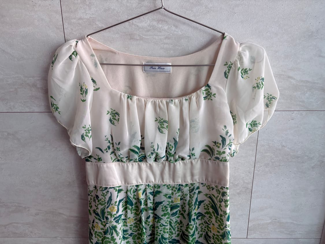floral puff blouse 상품이미지4