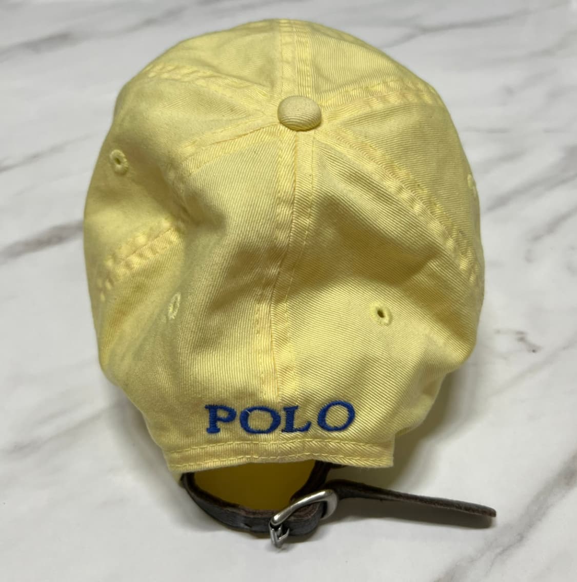 (정품) POLO 폴로 빅포니 옐로우 모자 상품이미지5
